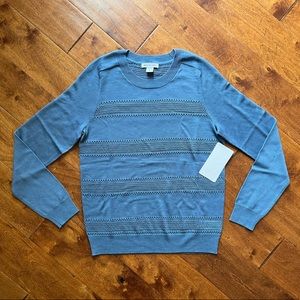 Athleta Pointelle Crewneck Sweater - Size Small